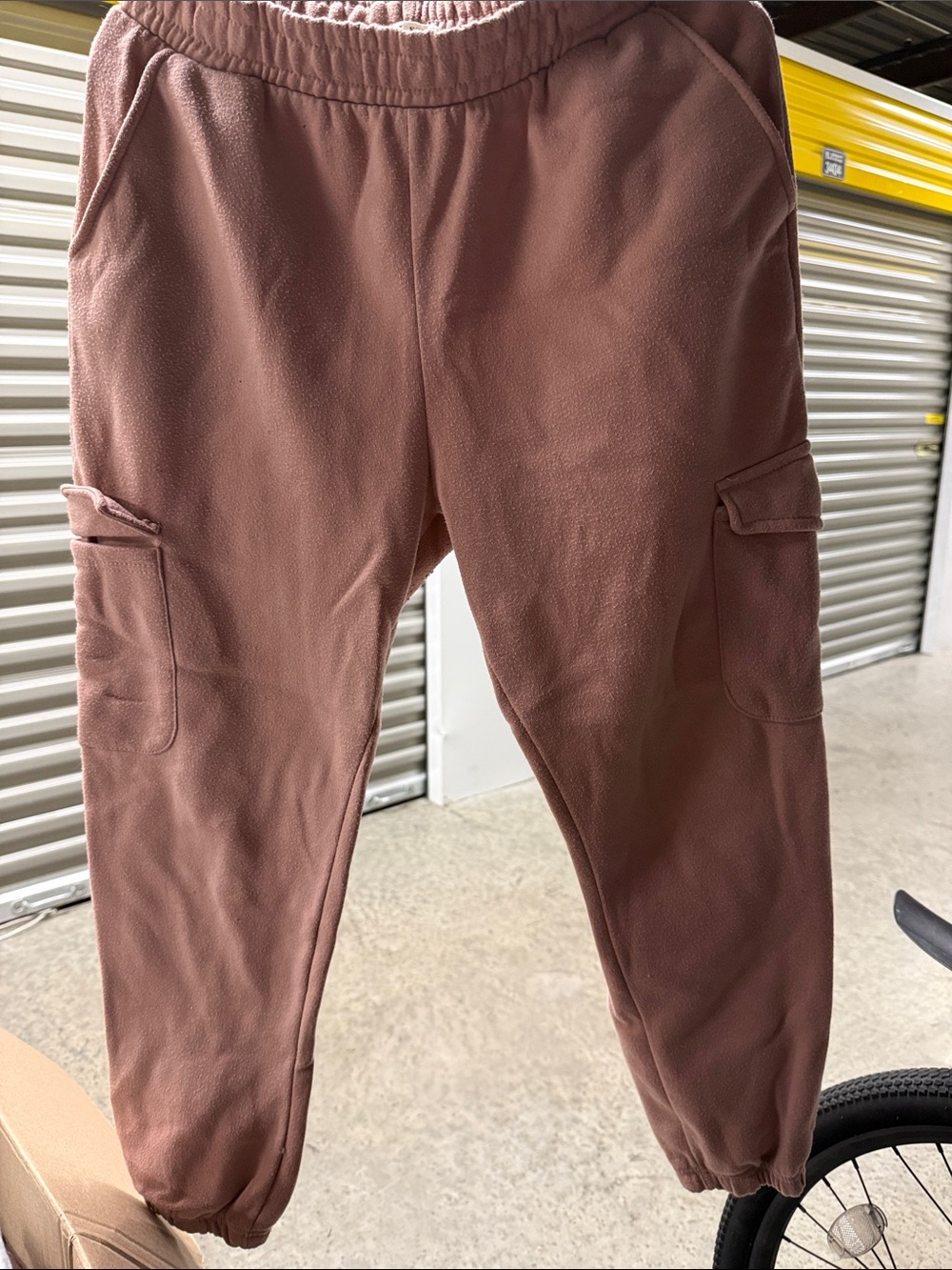 Mauve Cargo Jogger Pants - Relaxed Fit